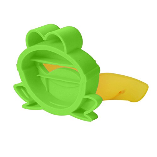 Demiawaking Süß Wasserhahn Verlängerung Extender für Kinder Baby Hände waschen Badezimmer-Cartoon Frosch Design (Grün) - 6
