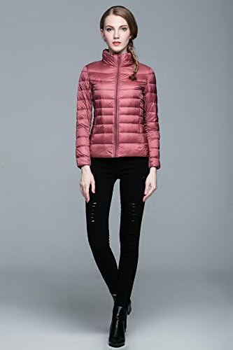 GK-Down jacket thin and light women to increase?Light red?XL
