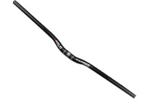 RXL SL Manillar Bici MTB Carbono 25.4 * 660mm Bicicleta montaña Carbono riser 18mm 3K Brillante Negro