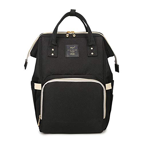 Preisvergleich Produktbild Fsweeth Doppel Schultertasche große Kapazität Rucksack Mädchen kleine frische Pauschalreise Pauschalreise high School Kursteilnehmer, lang, 25 cm hoch, 42 cm, 17 cm, schwarz