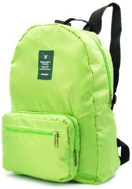 YYY-Travel skin pack folding backpack large capacity shoulder portable outdoor men and women mountaineering bag new , green