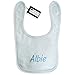 The LUB Personalised Name baby Bib - Fully Embroidered - Christening Wedding Birthday New Born Gift