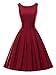 Produktbild iHAIPI - Sommer Damen Ohne Arm Kleid Dress Vintage kleid Junger abendkleid … (06. XX-Large, 02. Bourgogne)