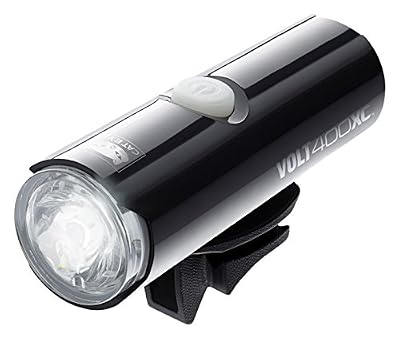 CatEye Volt 400 XC Phares et réflecteurs avant pour vélo – Noir, pas de taille