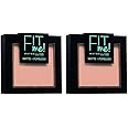 Maybelline Fit Me Matte And Poreless Powder 130 Buff Beige 9g (Pack of 2)