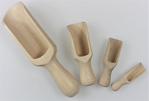 Schöpfkelle Aus Holz, 4 Stück - 7