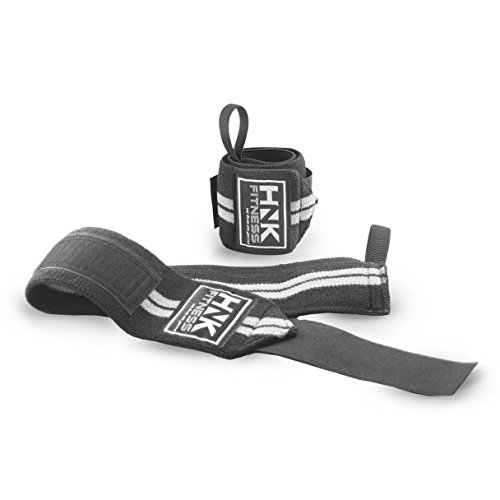 Handgelenkbandage [2er Set] Wrist Wraps 45cm – Profi Bandagen extra stark für mehr Halt beim Fitness, Kraftsport, Gewichtheben, Bodybuilding,Powerlifting & Crossfit – Handgelenkstütze für Frauen & Männer geeignet - 4
