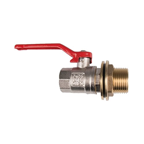 Tank + Regentonnen Durchführungs Set m. Absperrhahn