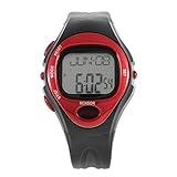 Puls Herzfrequenzmesser Kalorien Zähler Fitnessuhr Digitale Armbanduhren Kalenderanzeige Stoppuhr Alarm
