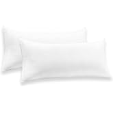 Home Mercury &ndash; Silicone Hollow Fibre Pillow (40 x 80 cm (Pack of 2) | High recovery soft touch, anti-allergic, hygiene guaran
