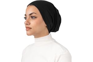 Le Voile Women’s No Thread Underscarf Bandana – Cotton Hijab Undercap Bonnet – لوڤوال بندانه قطن بدون خياطة للنساء – حجاب أساسي أنيق