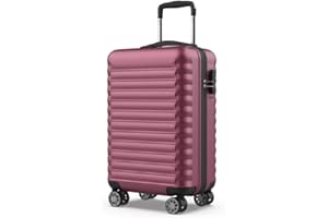 NUMADA - Maletas de Viaje Cabina Upfly ABS con Cierre de Combinación y 4 Ruedas Dobles 360. Maleta Rígida Resistente, Ligera con Interior Compartimentado