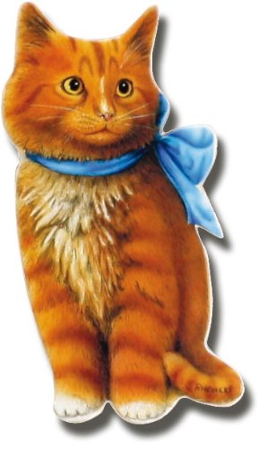 Magnettafel Katze – Mediterrane Design Metall Magnetpinnwand 60×40 cm – Memoboard Pinnwand mit Motiv: Tiere Haustiere Katzen Finca – inkl. 8 Magnete Katzen für Magnetwand – Original GUMA Magneticum® - 5