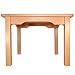 Children's Furniture Solid Beech Wood Children's One Table Natural Varnish