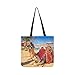 Produktbild Kamel ruhen Schatten am Strand Hurghada Canvas Tote Handtasche Schultertasche Crossbody Taschen Geldbörsen für Männer und Frauen Einkaufstasche