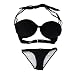 Imported Women Push-up Padded Bra Bandage Bikini Set Swimsuit Swimwear Black S RS.720.00