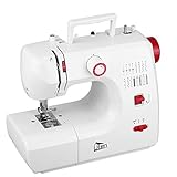 ❤Esta mini máquina de coser doméstica con 16 puntadas y luz de coser incorporada.Puede coser, doblar, abotonar, bobinado automático, etc. Doble hilo y doble velocidad le ayuda a crear limpio,recto y puntada más firme. para circular cosiendo en los puños o pantalón fondos, satisfaga toda su imaginación sobre la máquina de coser.