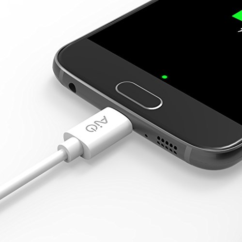 AUKEY Micro USB Ladekabel 5 Pack: 1m *3+0.3m*2 USB Kabel für Micro Gerät wie Samsung / HUAWEI / Sony / Powerbank Weiß - 5