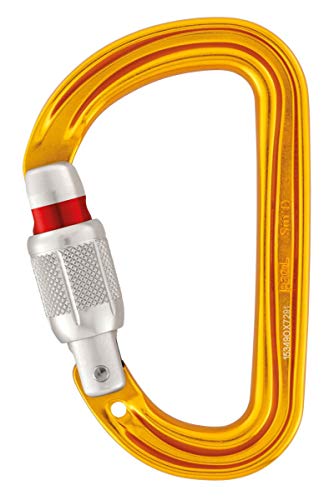 Petzl m39 a SL nueva SM TE ultraligero asimétrico mosquetón, rosca, Amarillo