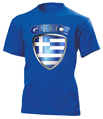 GRIECHENLAND FANSHIRT 3333 Kinder T-Shirt (K-B) Gr.128