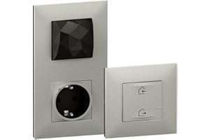 Starter Pack Legrand 741830 serie Valena Next with Netatmo color Aluminio