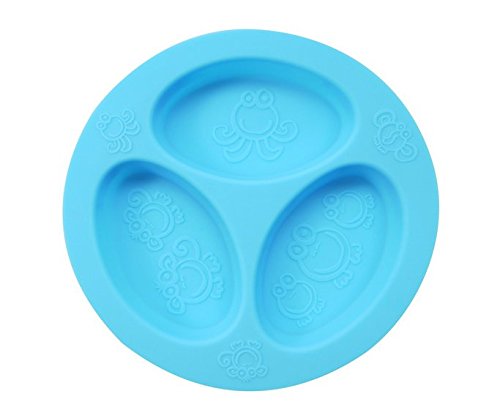 OOgaa Divided Plate (Blue)