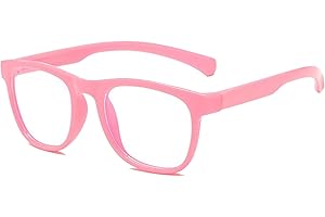 LHSDMOAT Kids Blue Light Blocking Glasses, TPEE Rubber Anti-break Frame Children Blue Light Glasses Computer Gaming TV Eyewear for Boys Girls Age 6-12