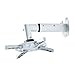 Produktbild Beamer / Projektor Wandhalterung weiß ausziehbar von 25,5cm bis 33cm 30° neigbar 180° drehbar für Epson EB-U32