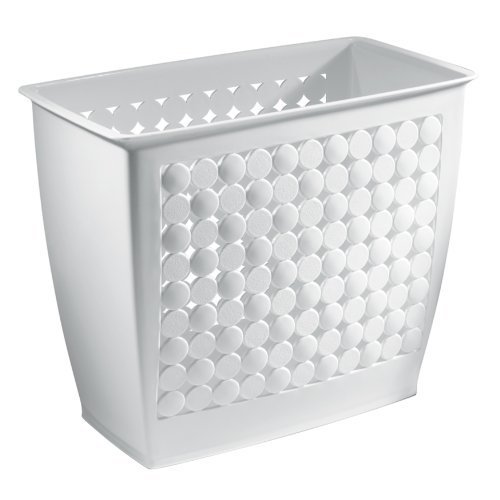 Preisvergleich Produktbild InterDesign Orbz Trash Can, White by InterDesign