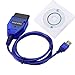 Produktbild CHRONSTYLE USB-Kabel KKL VAG-COM 409.1 OBD2 II OBD-Diagnosescanner VW/Audi/Seat VCDS (Blau, one Size)