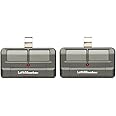 Lot of 2 LiftMaster 892LT 2 Button Visor Learning Garage Door Remote