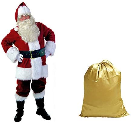 father christmas dress Velvet St Nicholas/Father Christmas/Victorian/Santa/Xmas Robe/PULLOVER/
