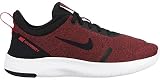 nike flex  Nike Flex Experience RN 8 (GS), Zapatillas de Atletismo para Hombre, (Black/University Red/White 002), 38.5 EU