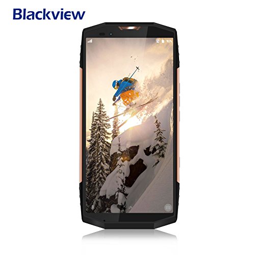 Rugged Phone, Blackview BV9000 (2018) 18: 9 HD + 5.7â€™â€™ Schermo da 4 GB RAM e 64 GB ROM 4G Smartphone, 13MP + 5MP Dual Rear Telecamere Cellulari, 4180mAh Big Battery con 12V 2A Fast Charge Android 7.1 Face ID-Oro