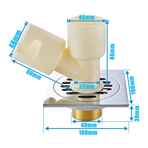 Auralum Bodenabfluss Kupfer Dusche Duschablauf Bodenablauf - 2