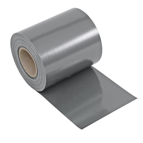 Zaunblende PVC Sichtschutz Blickschutz Zaun 19cm x 35m steingrau RAL 7030 630gr/m² inkl. 25 Klemmschienen