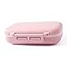 Produktbild Queta Klein Pille Box, praktisches Tragbare Mini Weizen Medizin Box mit 6 Fächern Kleine Kit Reisen Tablets Fall Rosa Rose