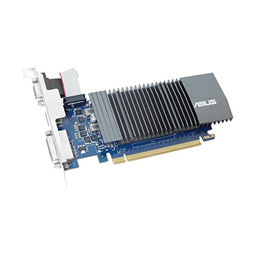 ASUS GT710-SL-1GD5 GeForce GT 710 1GB GDDR5 - Tarjeta gr  fica  GeForce GT 710  1 GB  GDDR5  32 bit  2560 x 1600 Pixeles  PCI Express x16 2 0 