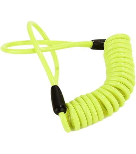 Cavo Promemoria Blocco Disco Moto - Fluorescente Verde, Per Sicurezza Freno Motocicli E Scooter