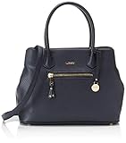 handtasche longchamp marineblau hochwertiges genarbtes Kunstleder