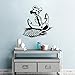 Produktbild WWYJN Boat Anchor Wall Decals Sea Ocean Boat Anchor Wall Sticker Home Decor Nautical Theme Removable Vinyl Anchor Wall Poster  42x44cm