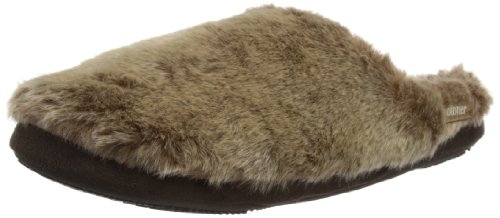 Isotoner Womens All Over Fur Pillowstep Mule Brown Slippers 95325BRN5 5 UK, 38 EU