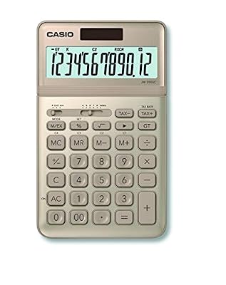 Casio JW 200 SC GD Calculatrice de bureau Or