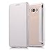Produktbild Sycode Flip Hülle für Galaxy J3 2015/J3 2016,Silikon Tpu Cover für Galaxy J3 2015/J3 2016,Transparent View Zurück Schutzhülle für Galaxy J3 2015/J3 2016,Luxus Kreativ Silber Buchstil Überzug Silikon Kristallklar Durchsichtig Ultradünn Weich Zurück Cover mit Pu Leder Klappbar Kartenhalter Wallet Flip Brieftasche Case für Samsung Galaxy J3 2015/J3 2016-Silber
