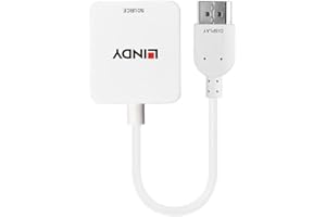 LINDY Convertisseur HDMI vers DisplayPort 4K Blanc 38146