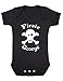 Personalised Pirate Flag Skull And Crossbones Name Any Text Any Colour Custom Baby Grow Vest