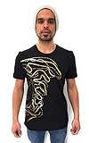 Rundhalsausschnitt Versace Collection T-Shirt (M-378-Ts-55865) - XL(DE) / XL(IT) / XL(EU) - schwarz