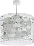 Fabricado en españa Dalber Clouds Lámpara Infantil Colgante, Gris