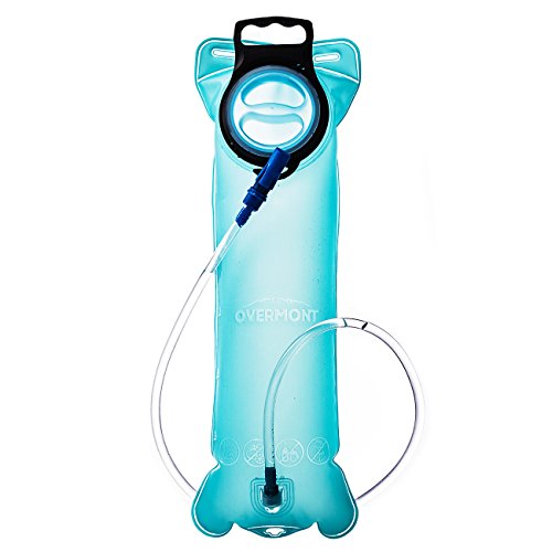 Overmont Trinkbeutel Trinkblase Trinkrucksack mit Schlauch Wasserbeutel für Outdoor Aktivitäten, wie Wandern, Radfahren, Laufen, Camping
