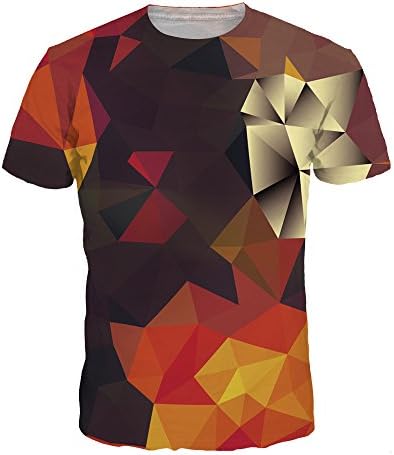 Hot Men's Box Three-Dimensional Creative Digital Printing T-Shirt Men's Sports Primer Shirt Supply NA303 XL